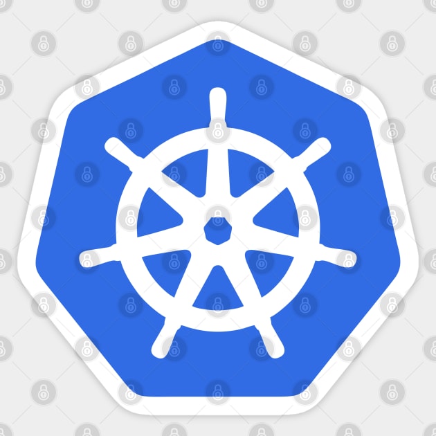 Kubernetes Logo Sticker by zadaID